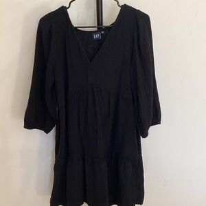 GAP Women's Black Long Sleeve Dress medium